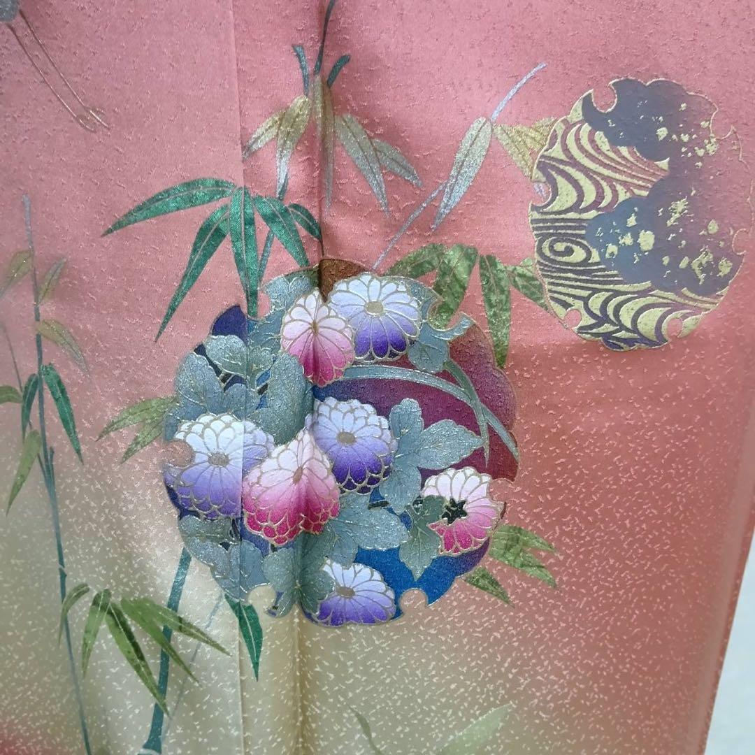 やまと謹製 袷 正絹 友禅 訪問着 フルセット 状態良好 卒業式 入学式