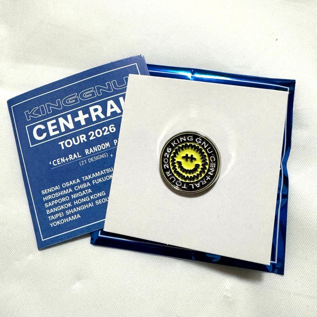 KING GNU CEN+RAL TOUR 2026 ピンバッジ【03】 - メルカリ