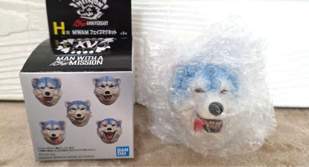 一番くじ MAN WITH A MISSION H賞 MWAMフェイスマグネット 最