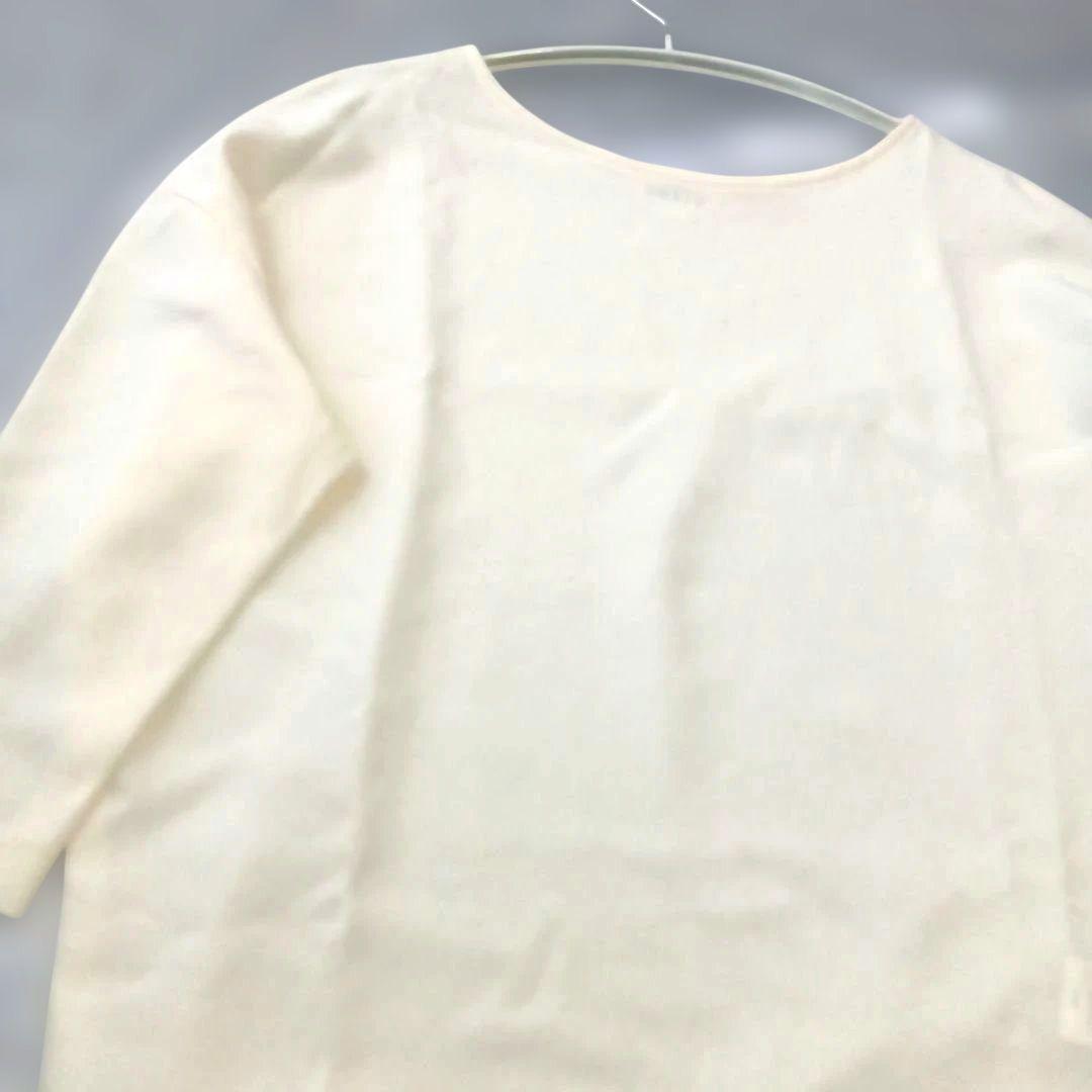 SOEJU ソージュ コクーンブラウス 8分袖 ホワイト M - メルカリ