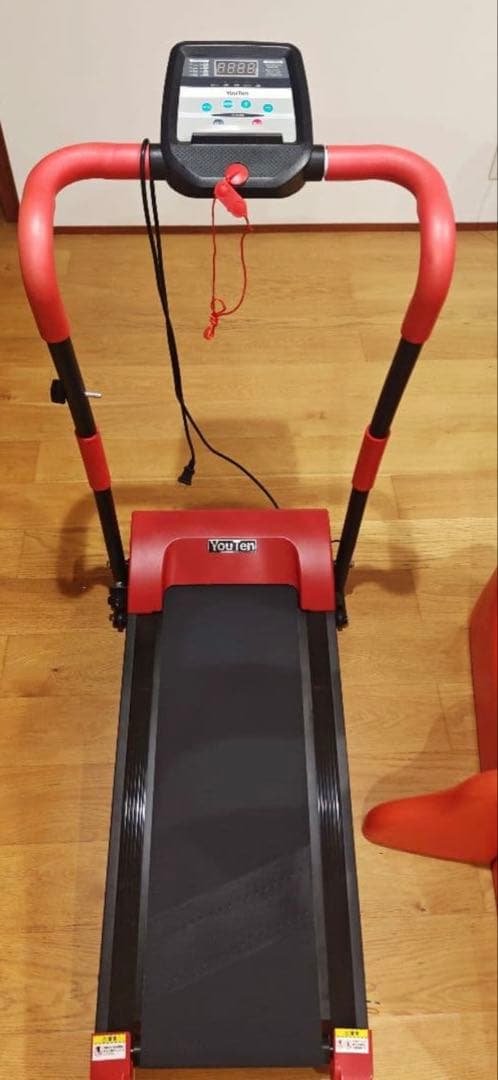 YouTen ユーテン　電動ルームランナー YT-SHM8 ブラック＆レッド YouTen ☆1年保証版☆ ルームランナー MAX8km 電動ルームランナー 家庭