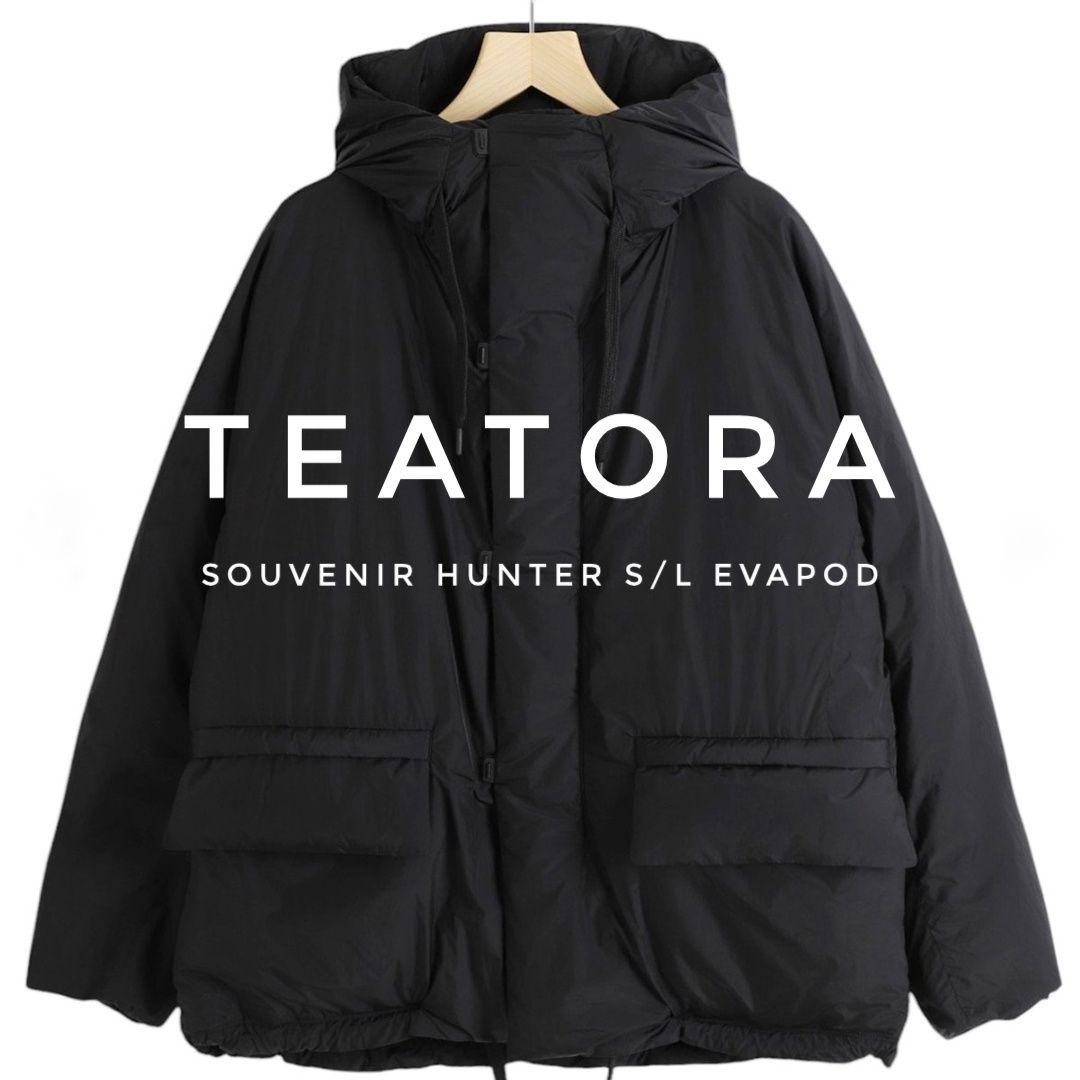 ​人気 テアトラ SOUVENIR HUNTER ダウン Size 3 ブラック SOUVENIR HUNTER S/L PACKABLE｜TEATORA テアトラ
