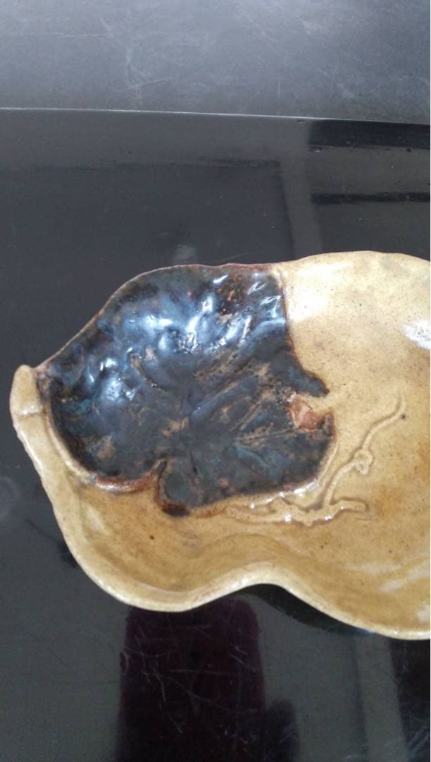 京焼 平向付 瓢箪 アンティーク 古道具 茶道具