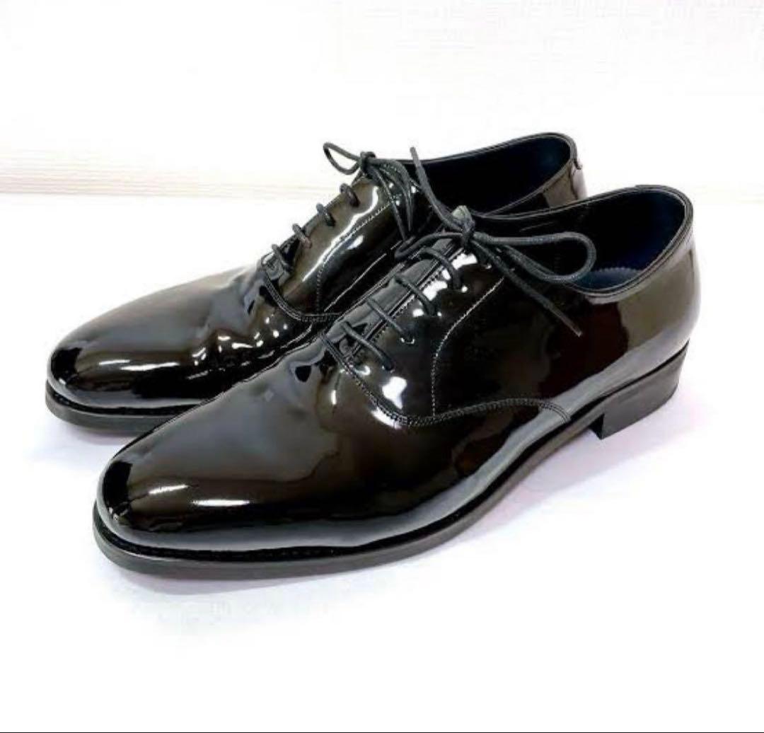 THE TREAT DRESSING 新郎シューズ　結婚式専用 未使用級 THE TREAT DRESSING トリートドレッシング 新郎 エナメル