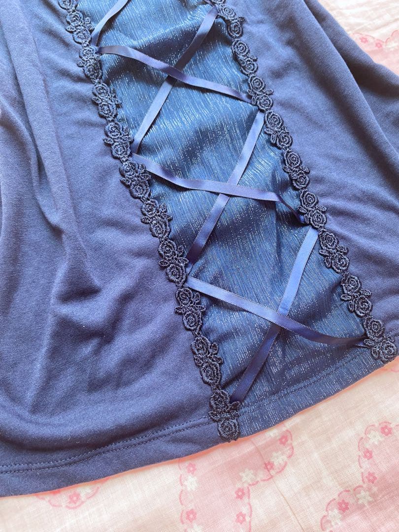 Axes アクシーズファム 編み上げリボン y2k coquette 00s - メルカリ