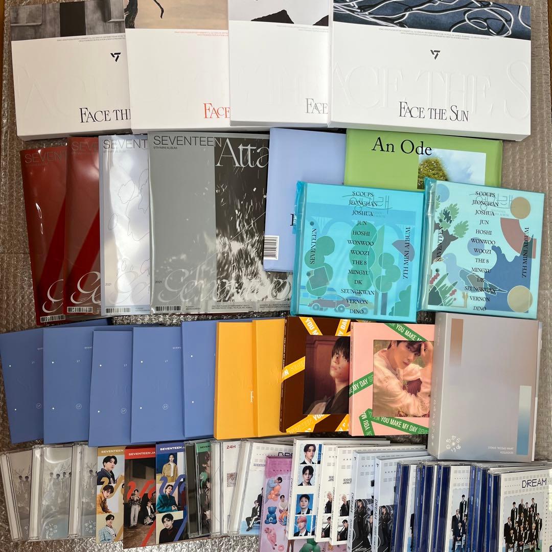 SEVENTEEN アルバム　まとめ売り 2026年最新】seventeen アルバム まとめ売りの人気アイテム - メルカリ