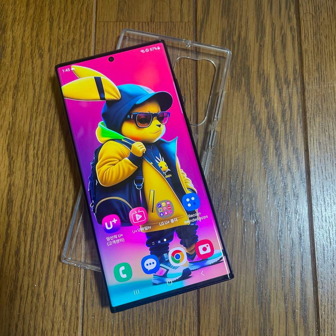 Galaxy S22 Ultra / 256 GB SIMフリー12GB Samsung Galaxy S22 Ultra 5G Dual Sim 256GB Phantom Black, Unlocked