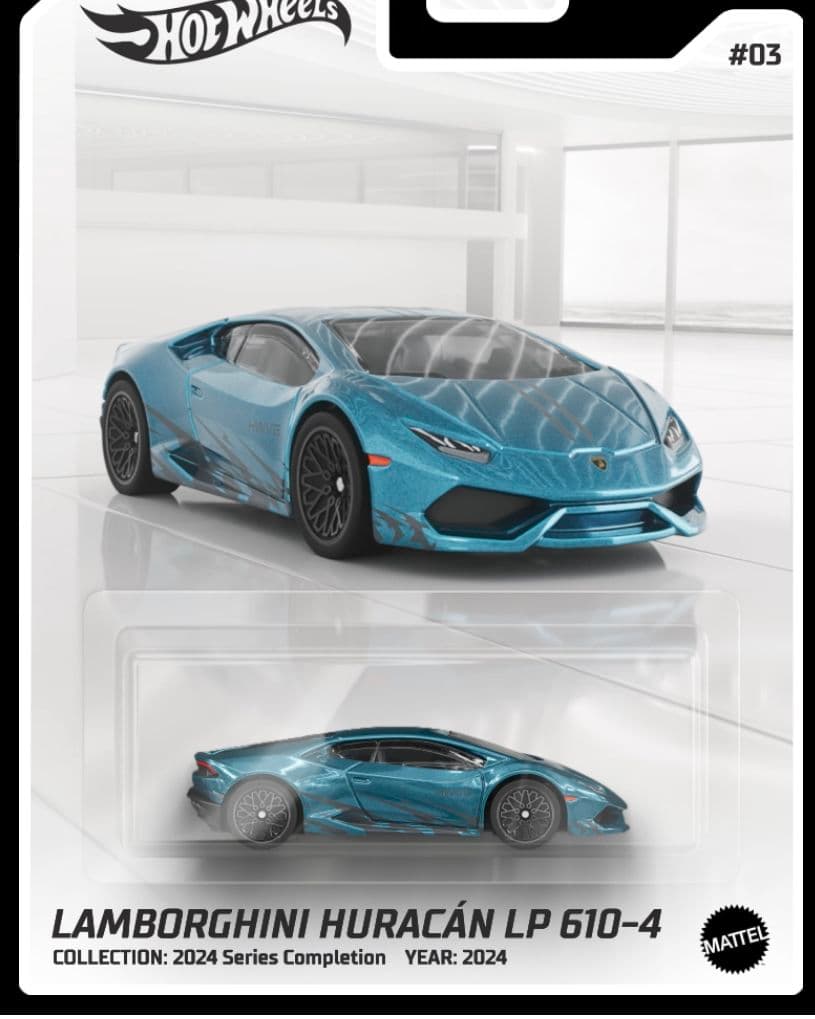 j*n様 ホットウィール　NFT 2024 ボーナスカー　ランボルギーニ　ウラカ ウラカン、240SXなど 世界を魅了したドリフトマシーン5車種を再現