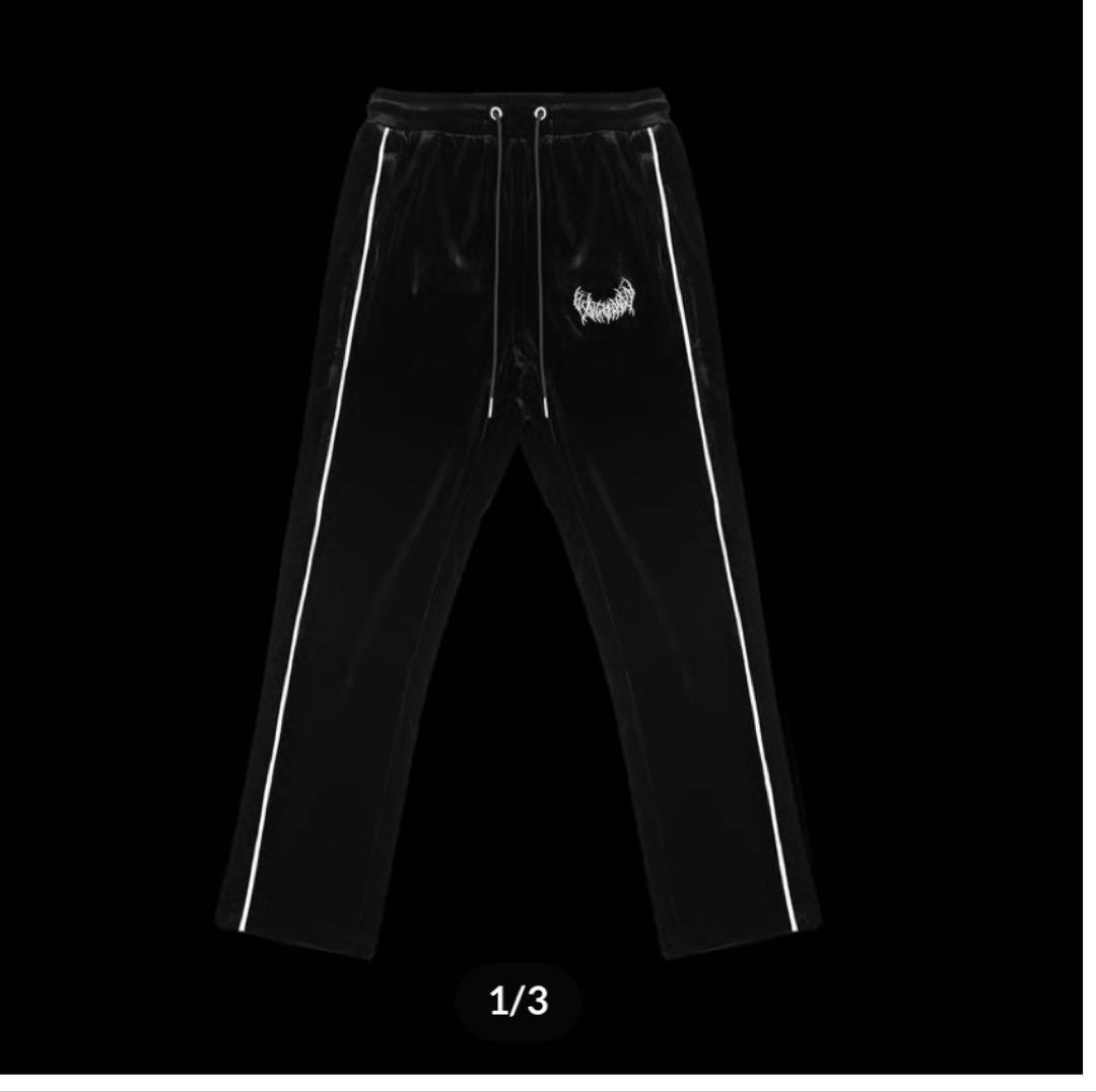 yxng bratz ベロア セットアップ 黒 ブラック pxrge着用 最安値 - メルカリ