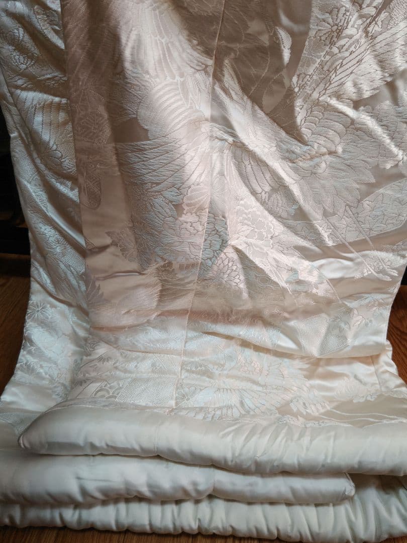 白打掛 吉祥束ね熨斗飛鶴花文 逸品 - メルカリ