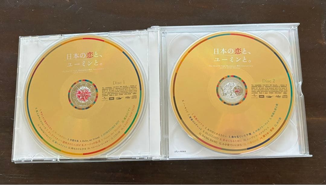 日本の恋と,ユーミンと。ゴールドディスク 松任谷由実40周年記念ベスト