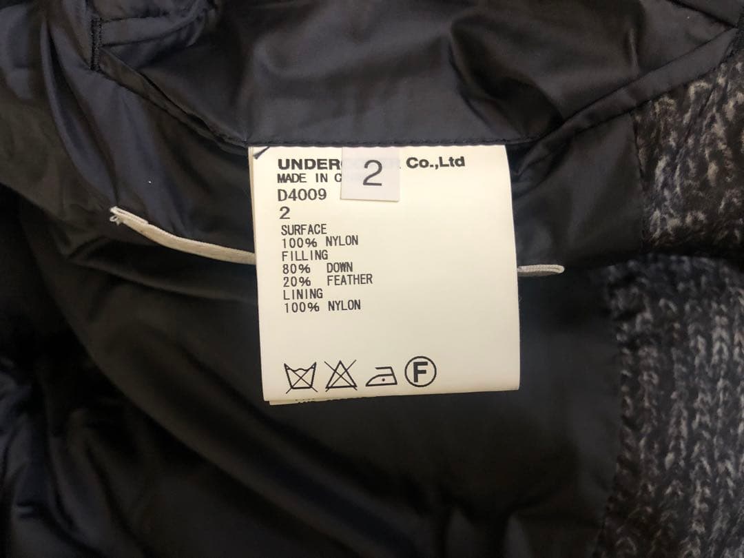 アンダーカバー 09AW EARMUFF MANIAC期 転写ダウンジャケット - メルカリ