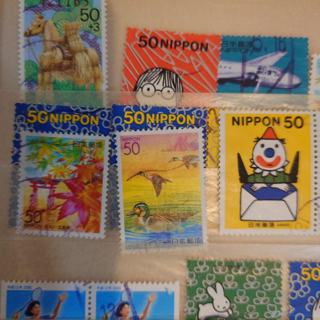 日本 使用済み切手 コレクション 55枚まとめ売り ページ3