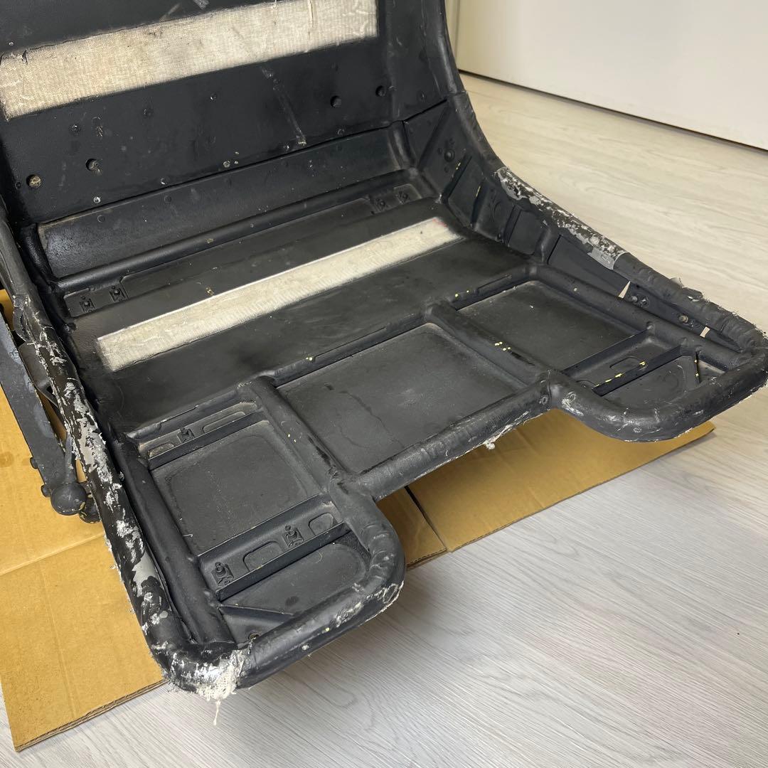 詳細不明 日本軍 航空機 戦闘機 シート 操縦席 座席 パイロット 実物