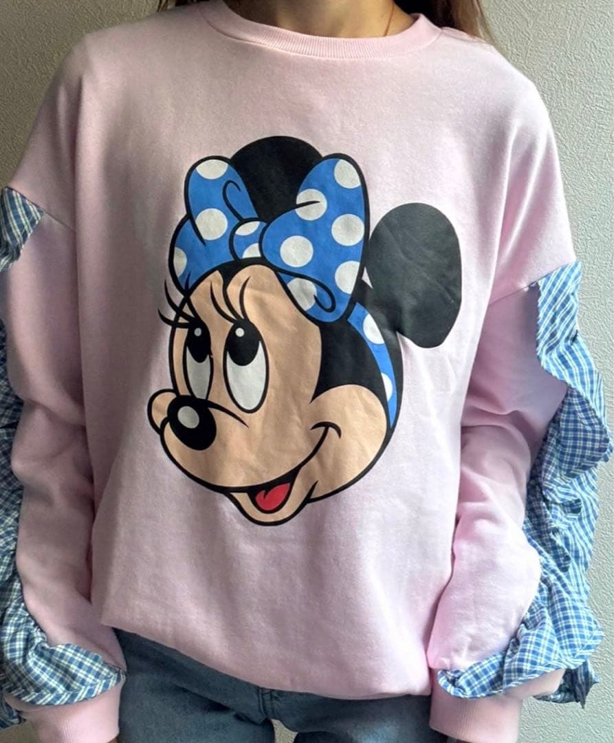 パルパルーザ ミニパル ミニー トレーナー Lサイズ フリル スウェット