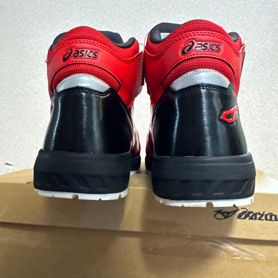 asics BOA安全靴 26.5cm レッド