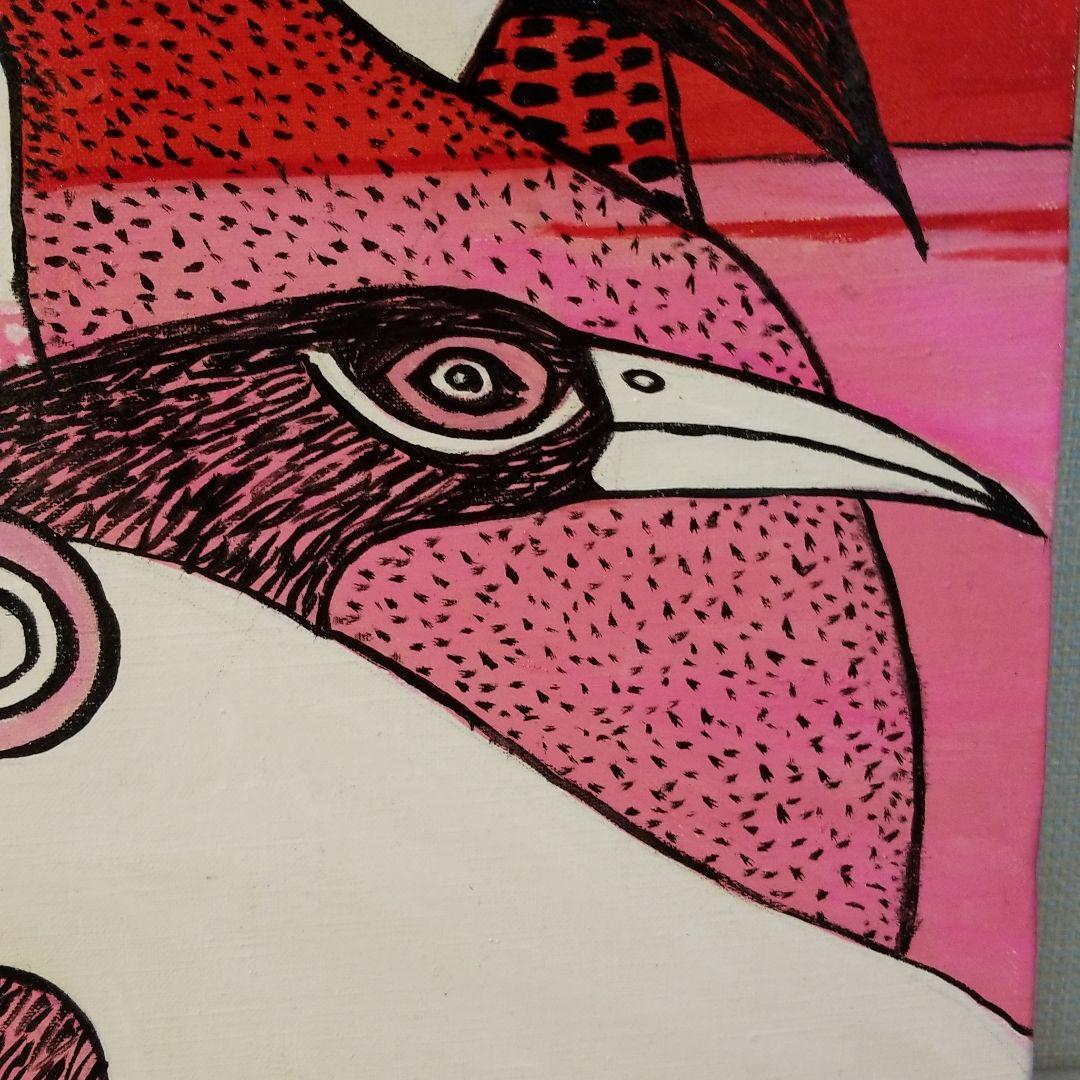 油絵 ロンロンロン様専用 コンポジション*鳥