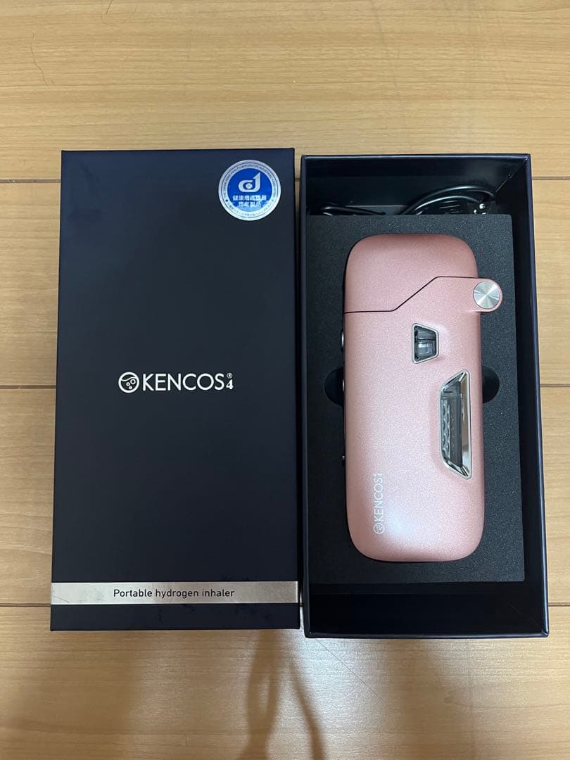 新品未開封ケンコス4本体 ポータブル水素ガス 吸引具 KENCOS4 ピンク