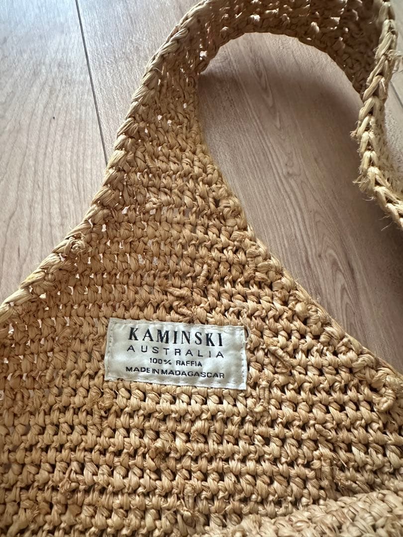 美品 ヘレンカミンスキーKAMINSKI 100%ラフィアかごバッグ - メルカリ