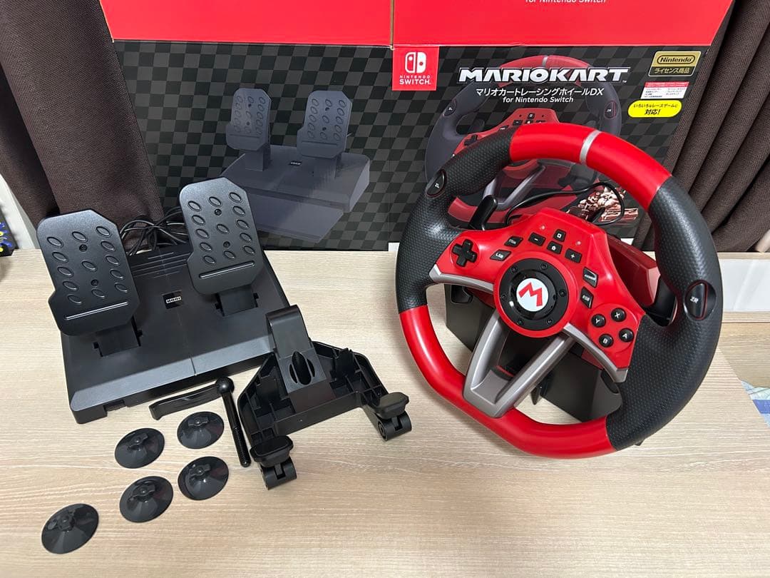 マリオカートレーシングホイールDX HORI NSW-228 Amazon.co.jp: 【任天堂ライセンス商品】マリオカートレーシング