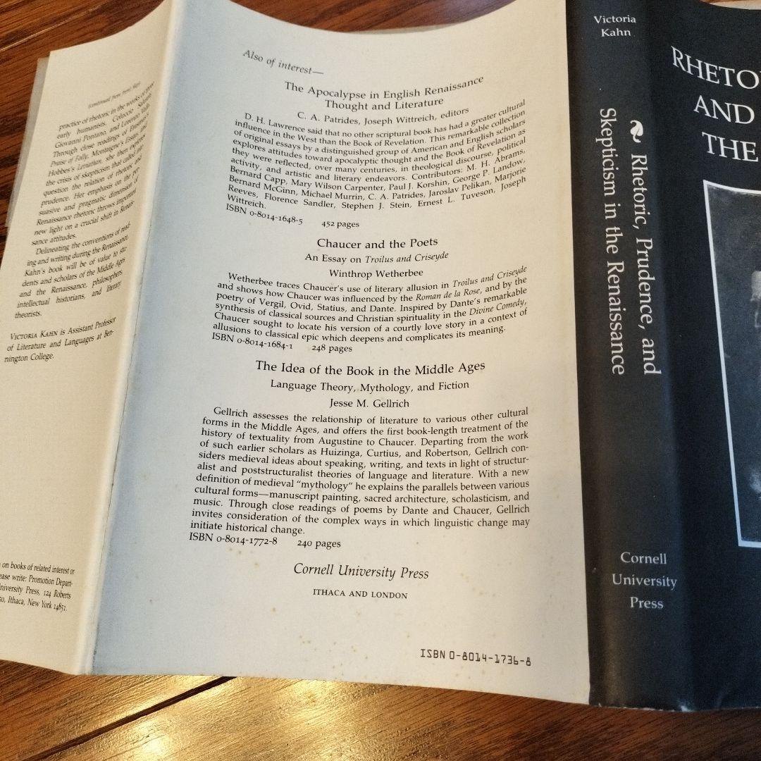 Rhetoric, Prudence, and Skepticism in th