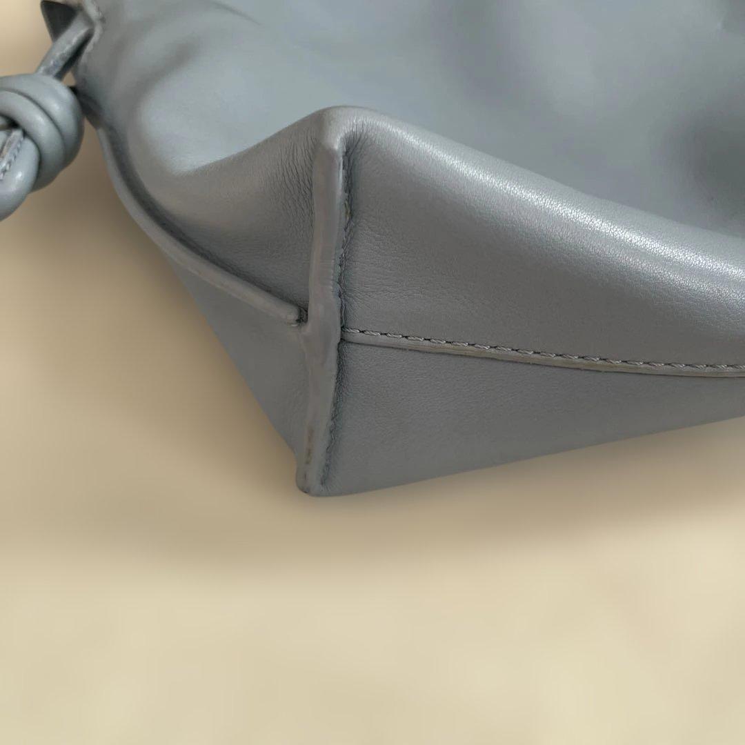 LOEWE フラメンコクラッチ ミニ ダスティーブルー 限定色 美品 - メルカリ