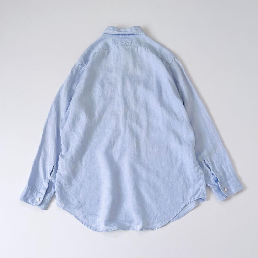 MADISONBLUE ハンプトン リネンシャツ B刺繍 サックスブルー 01 - メルカリ