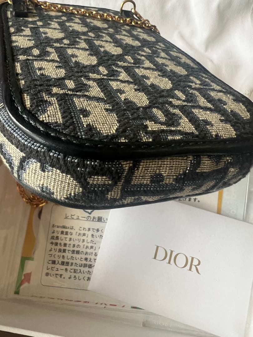 本日限定 美品 Dior ディオール フォンホルダー オブリーク