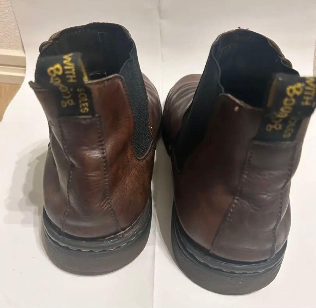 Dr.Martens チェルシーブーツ ブラウン 27cm相当 - メルカリ