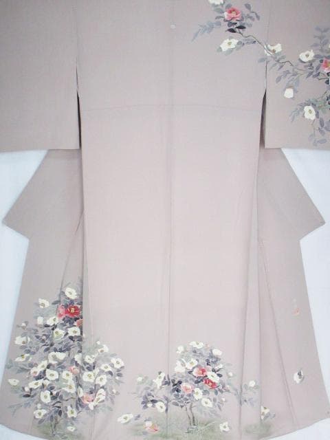 着用少ない！友禅＊カメリア＊優美＊絵羽＊訪問着＊トールサイズ＊１６９ｃｍ＊裄６７
