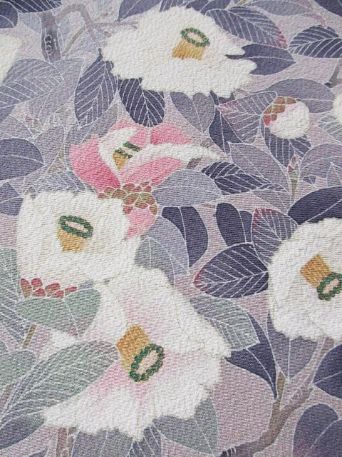 着用少ない！友禅＊カメリア＊優美＊絵羽＊訪問着＊トールサイズ＊１６９ｃｍ＊裄６７