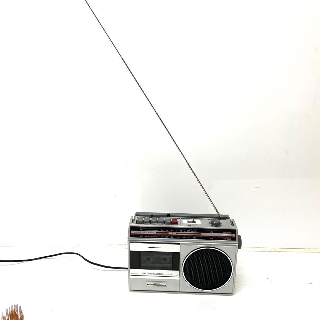 SANYO MR-G308 カセットレコーダー ラジカセ サンヨー 80s' - メルカリ