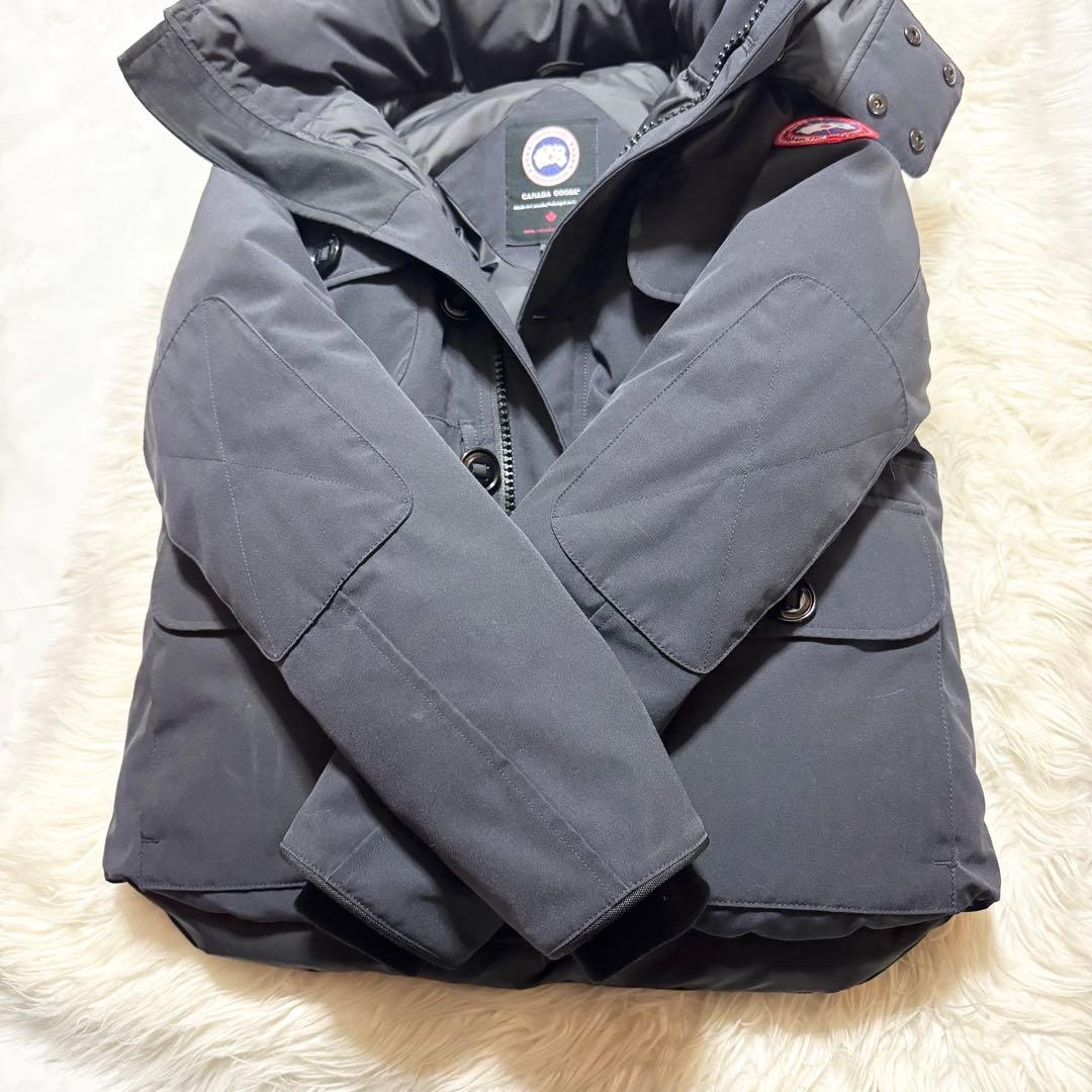 本物 カナダグース 3WAY ラッセルパーカー ファー付き ダウン
