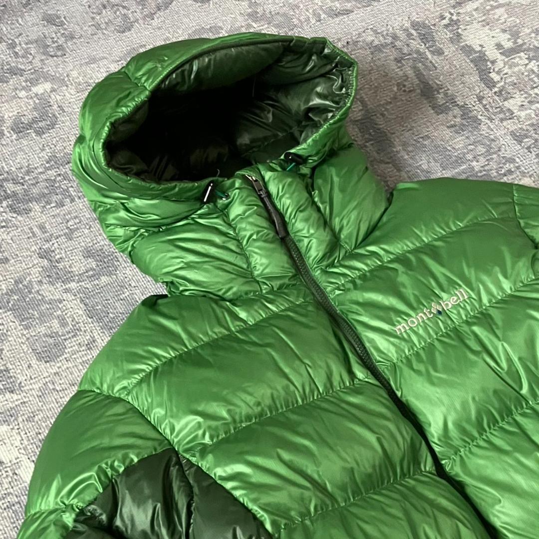 極美品】モンベル アルパインダウンパーカ ダウンジャケット 800FP 緑