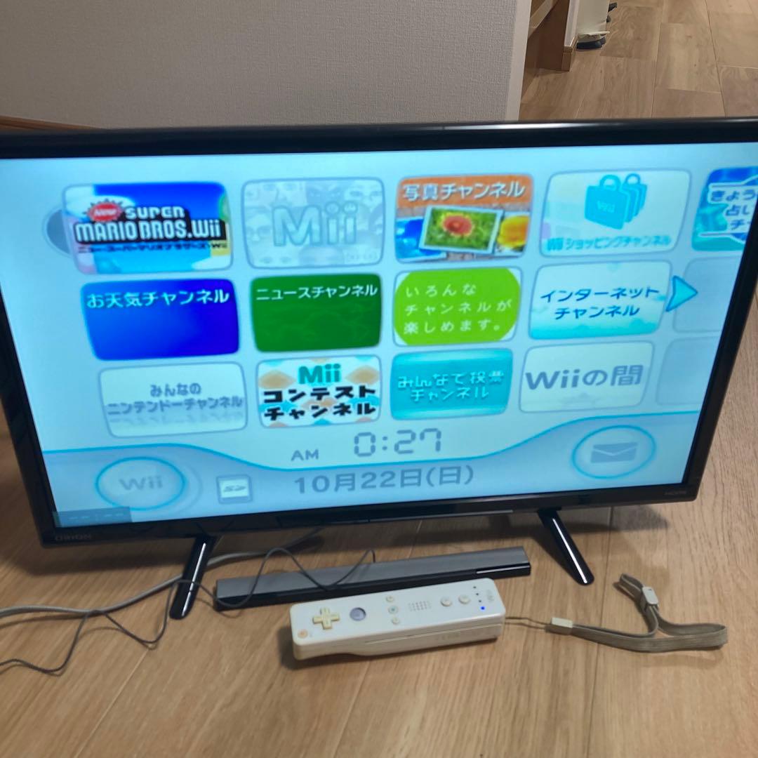 動作確認済※Wii本体 おまけ ソフト8本 セット販売 箱・説明書付 - メルカリ