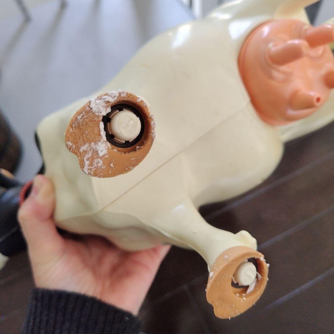 レア初期付近モデル！ツクダオリジナル ミルクモウモウ 本体、水桶