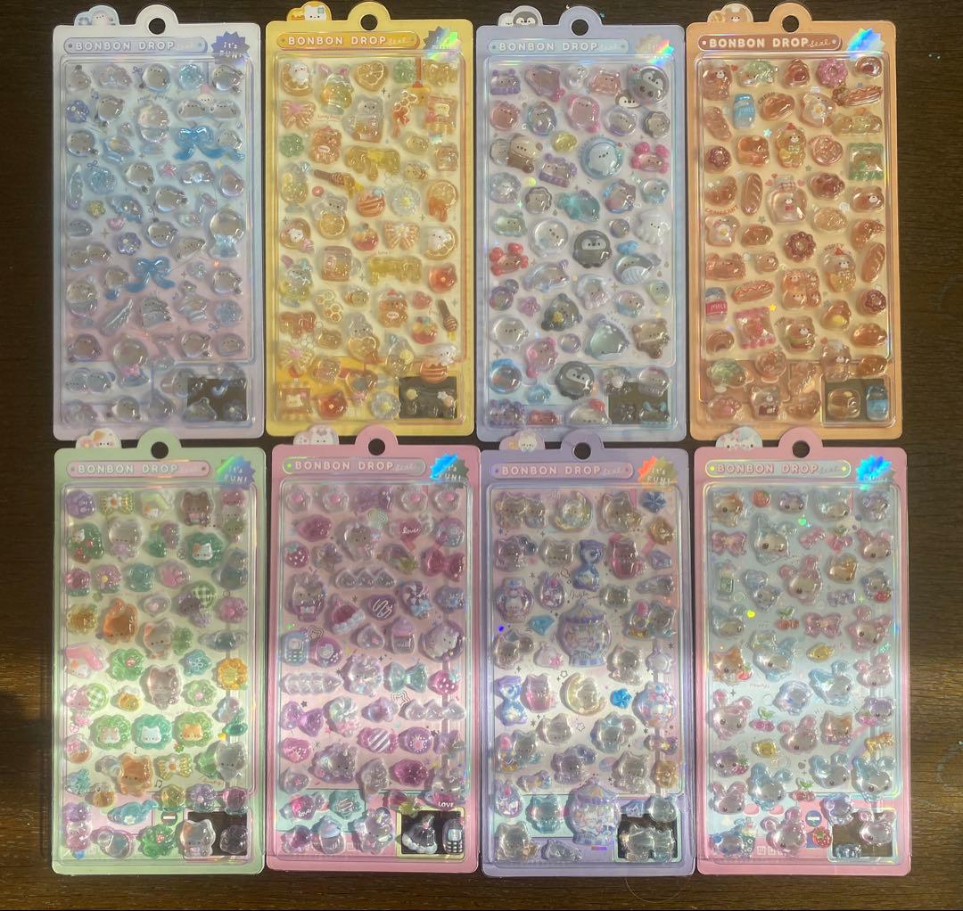 k*m様 【‼︎新品正規品‼︎】ボンボンドロップシール クーリア ボンドロ 8枚 任天堂（Nintendo） クーリア 正規品 ボンボンドロップシール BONBON