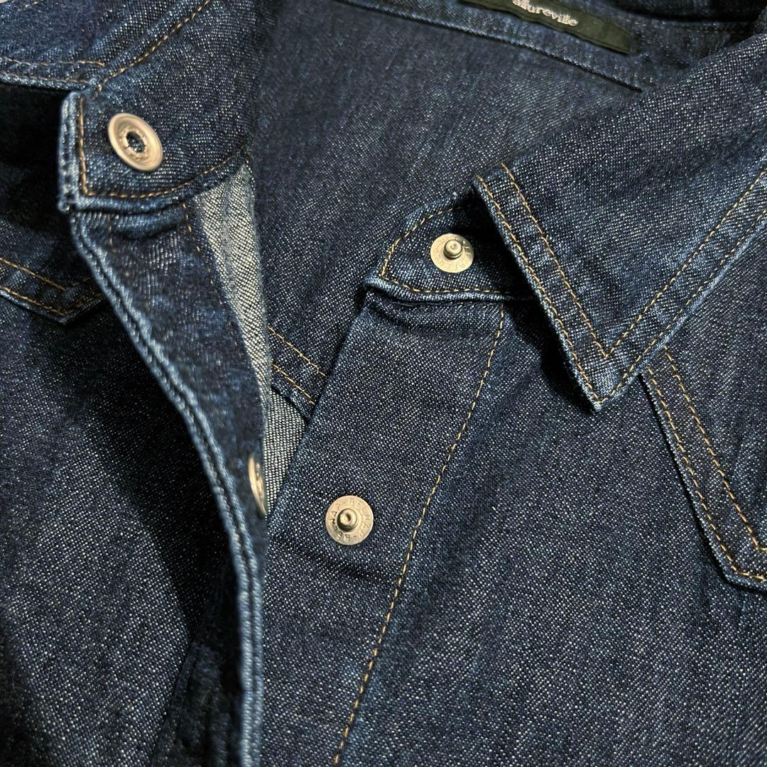 2度着用】allureville アルアバイル デニム シャツ M ダンガリー