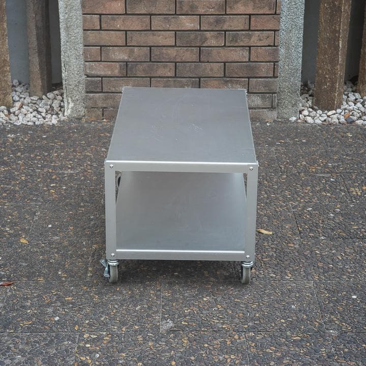 廃盤 無印良品 MUJI アルミ ローテーブル ワゴン 鈴木敏彦 - メルカリ