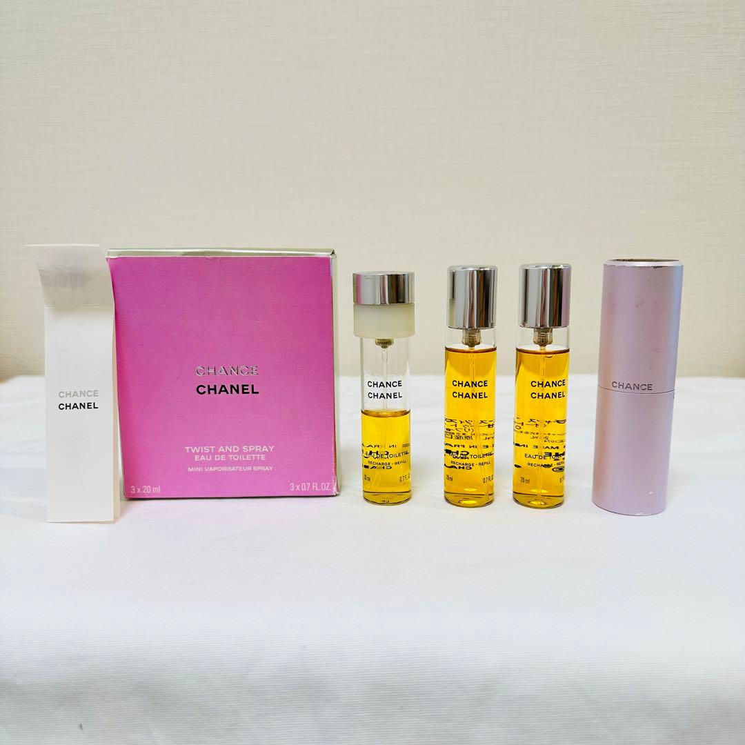 シャネル チャンス ツイスト&スプレー 香水 本体 ＋ 20ml 3本セット