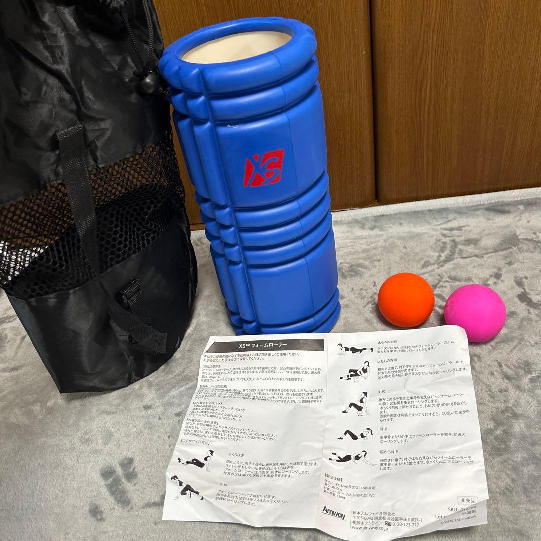 Armway XS™ フォームローラー 青 筋膜リリースボール付き - メルカリ