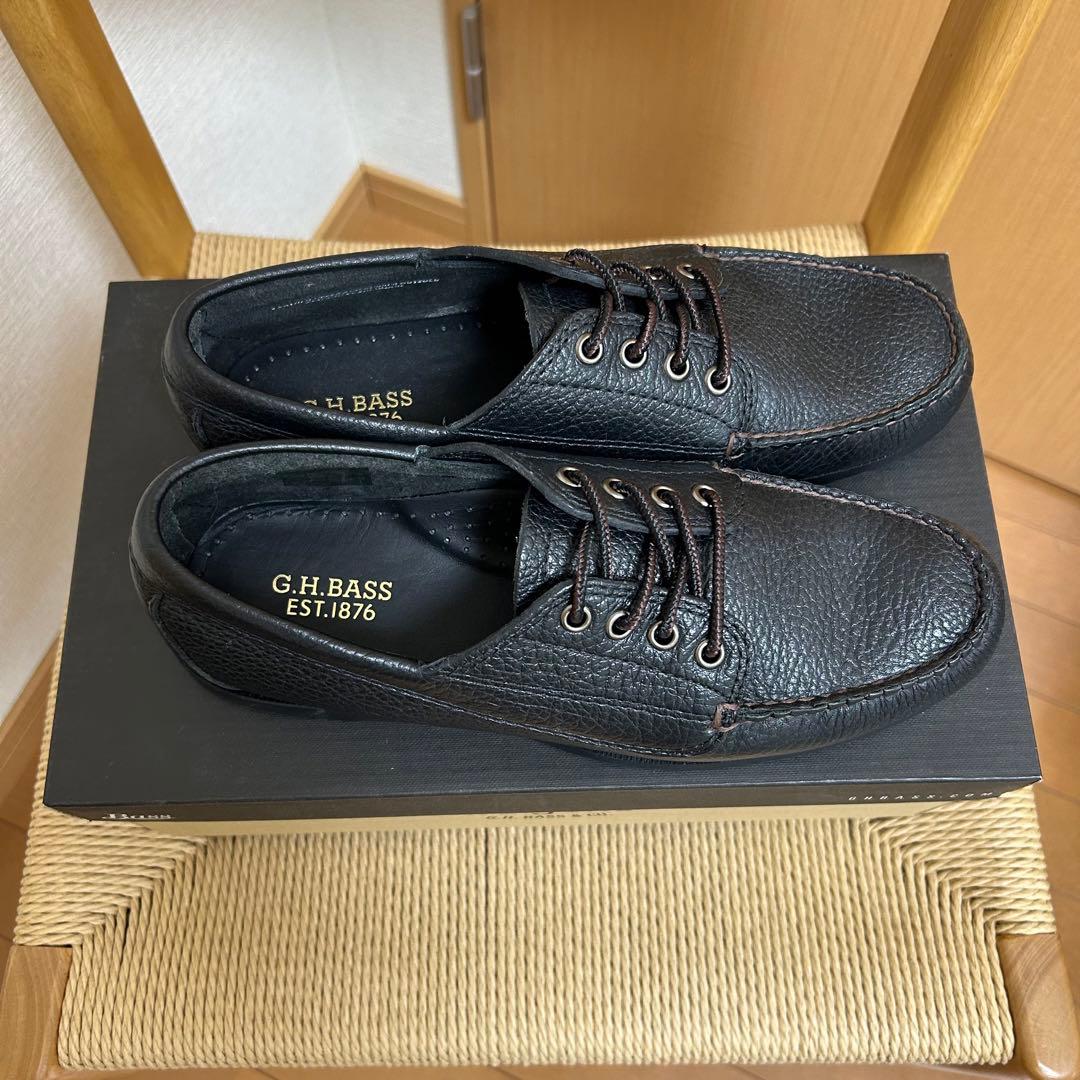 ＜G.H.BASS for District＞ ブラック キャンプモック