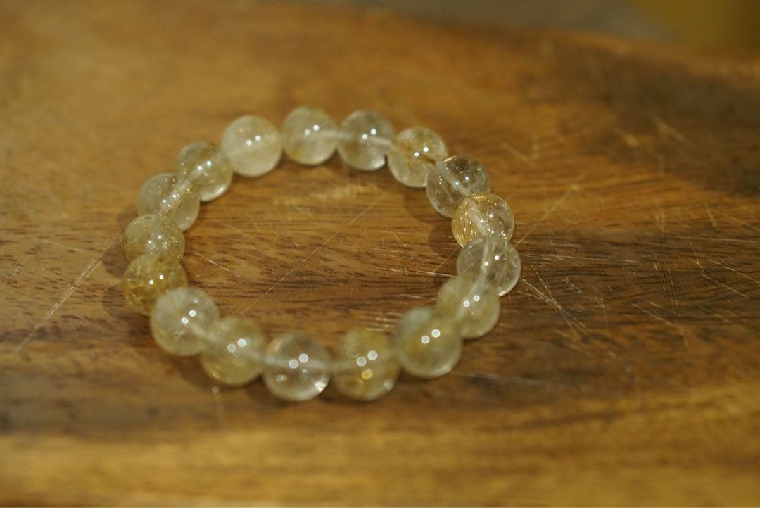 ゴールドルチル ルチルクォーツ ストーン ブレスレット 金運 窪塚洋介