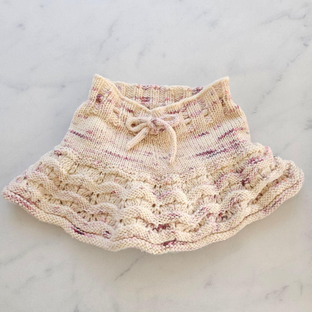 fluff wear スカート 2-3y PLUM CONFETTI スケポン LOGO JACQUARD ELASTIC WAIST PIXEL PLEATED SKIRT – Vivienne Tam Store