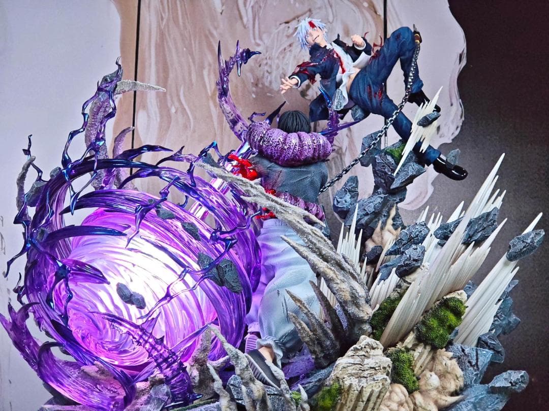 呪術廻戦 五条悟 伏黒甚爾 茈 ガレージキット フィギュア 1/6スケール