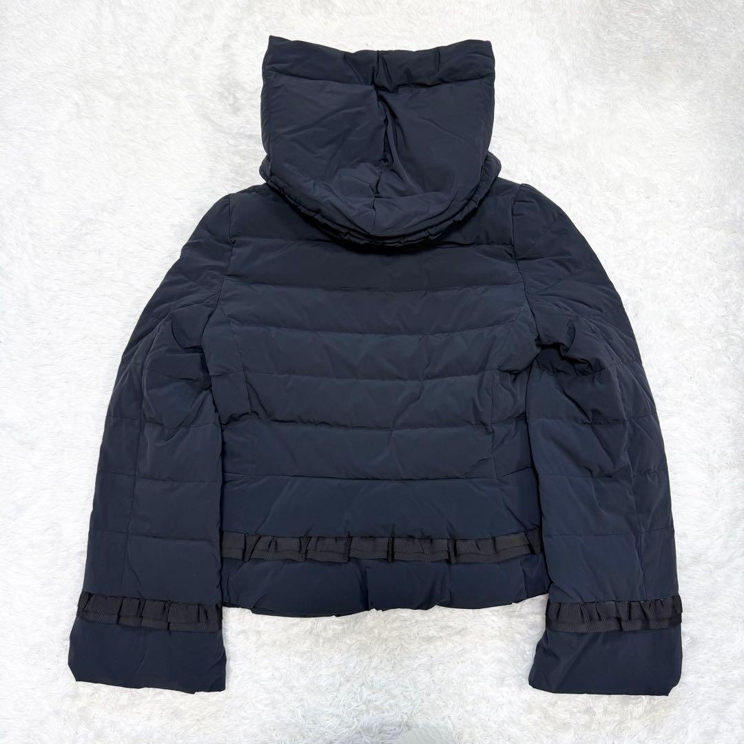 美品✨】エムズグレイシー ダウン コート フリル 40 ダブルジップ