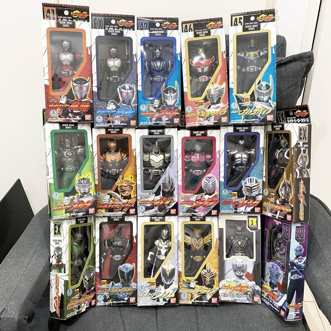 あ*い様 ✨【激レア】『ライダーヒーローシリーズ 17体セット』龍騎 Yahoo!オークション -「ライダーヒーローシリーズ 龍騎」の落札相場
