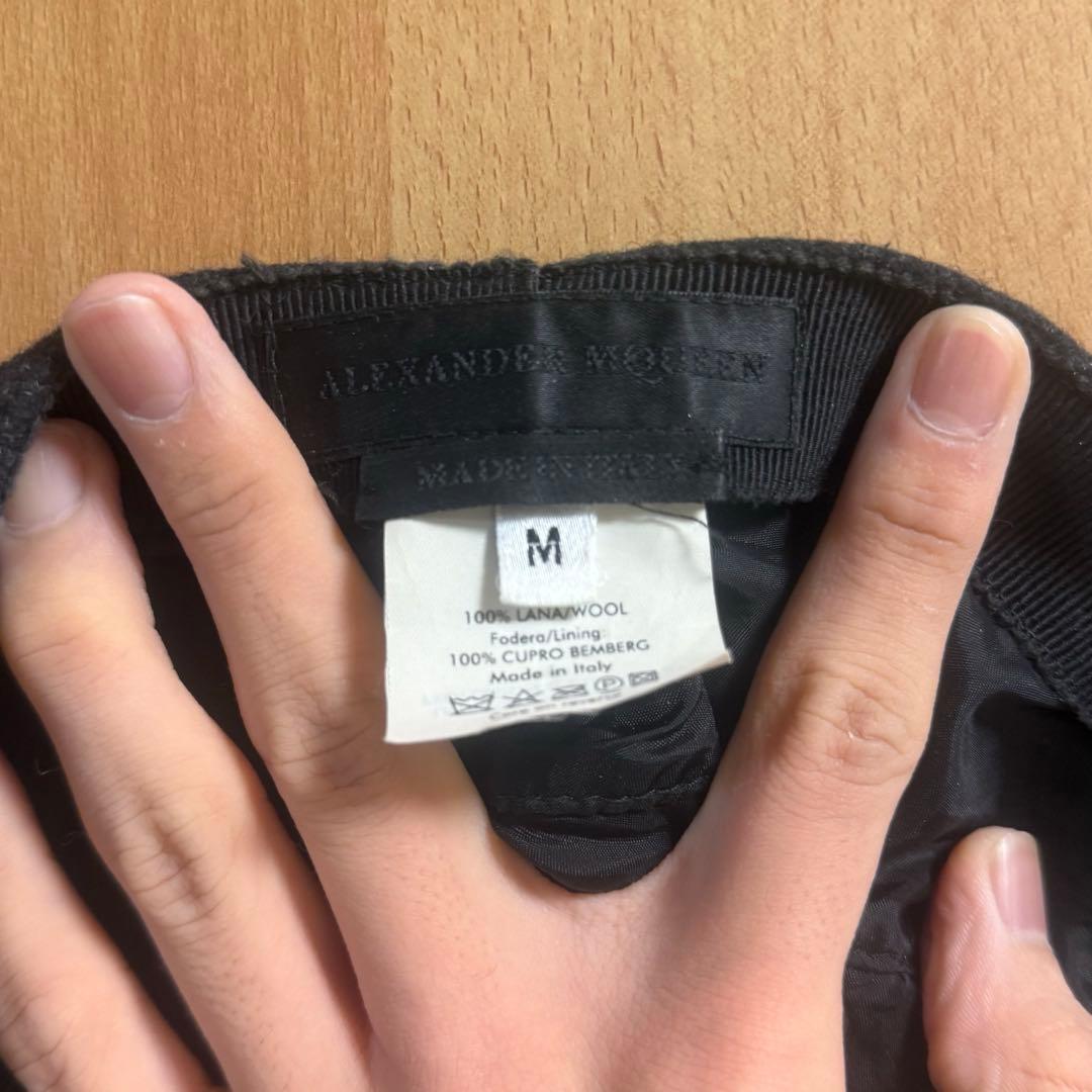 レア alexander mucqeen 06fw ドラキュラ期 キャスケット - メルカリ