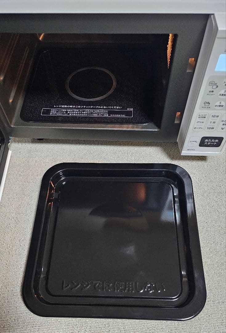 中古美品・11ヶ月使用】SHARP RE-F163-Wホワイト系オーブンレンジ