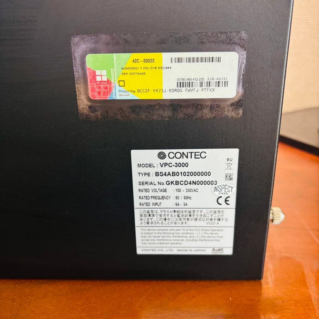 ジャンク】VPC-3000 / CONTEC FAパソコン/コンテック